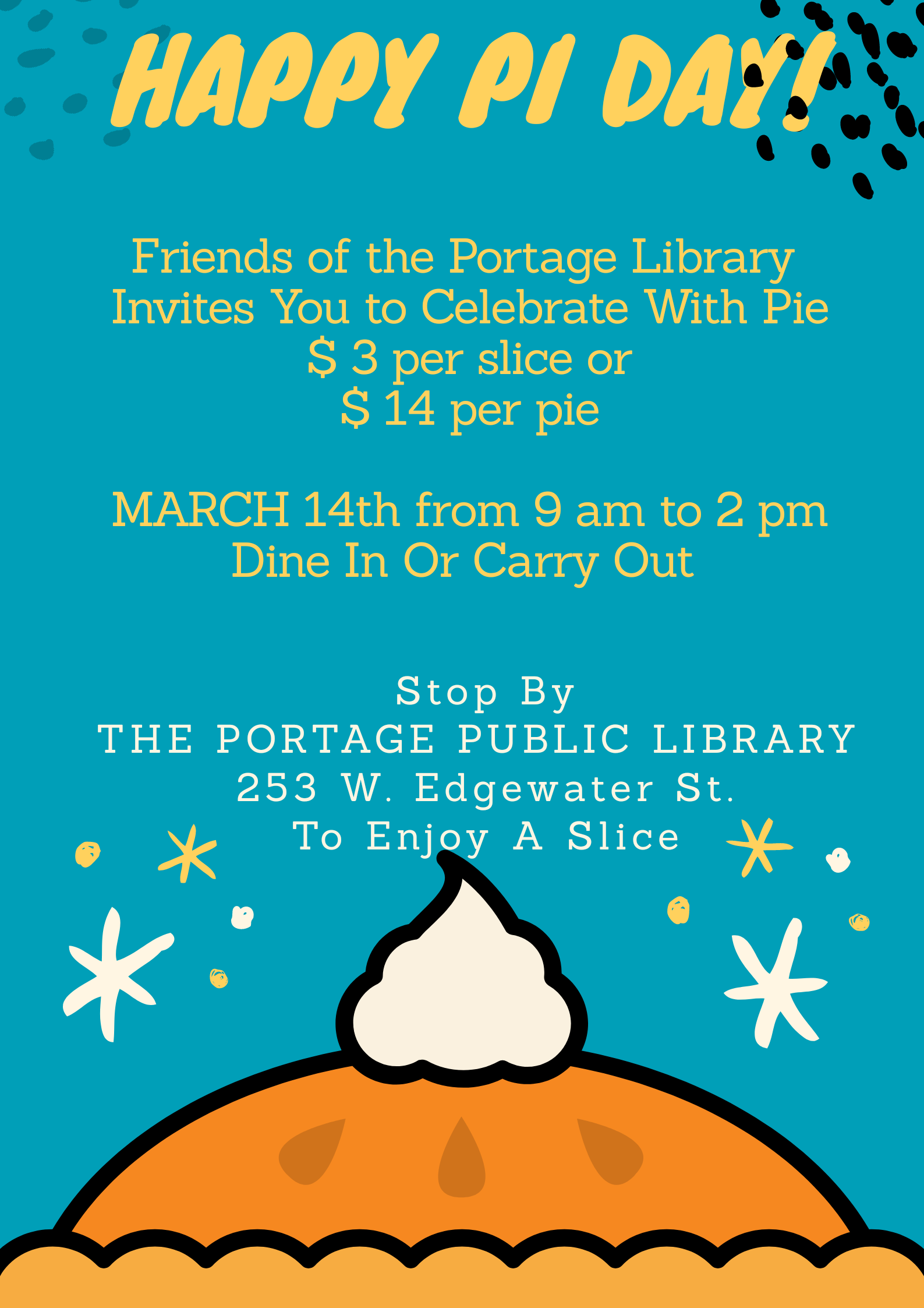 Pi Day Celebration | Portage Public Library