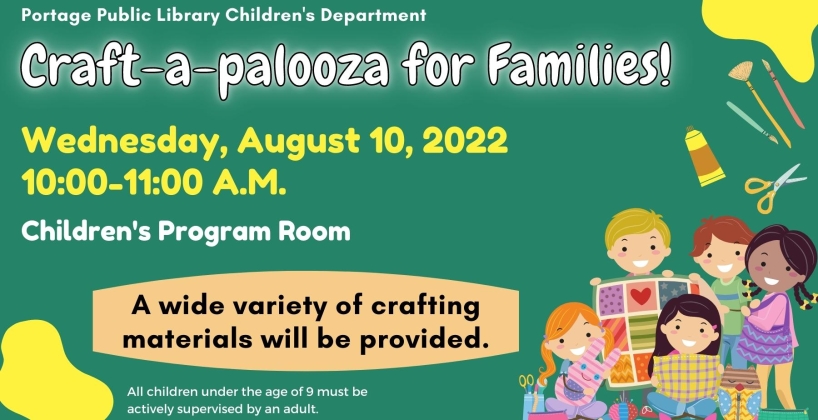 craftapalooza for families slide
