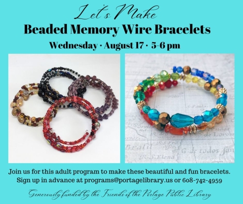 beaded memory wire bracelets