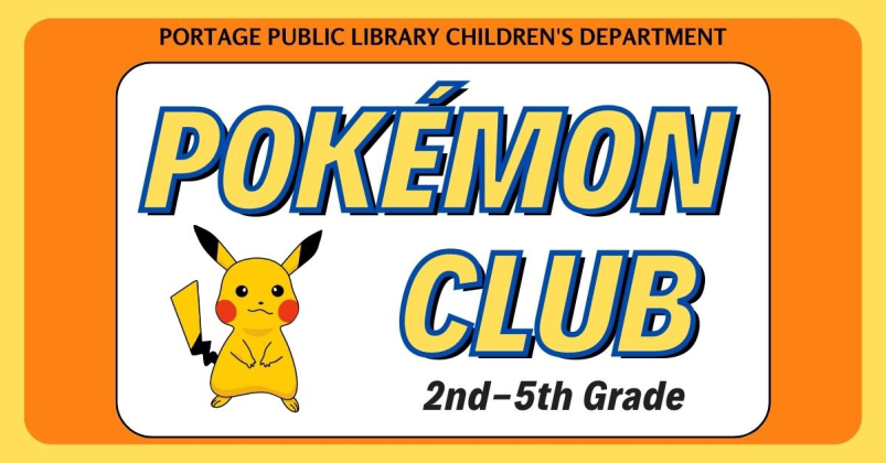 Pokémon Club  Portage Public Library