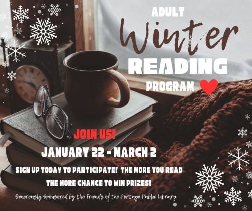 Adult Winter Reading Program 2024 Facebook