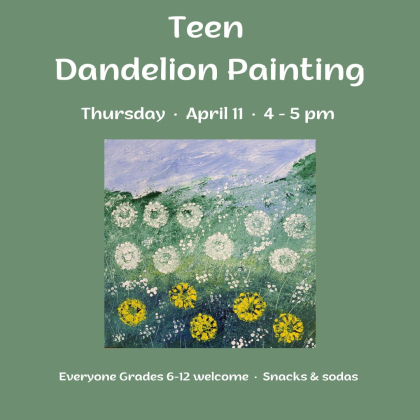 Teen Dandelion Painting Instagram