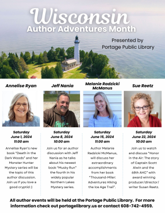 Wisconsin Authors Adventures Flyer