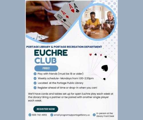 Euchre Club Flyer Fall FB