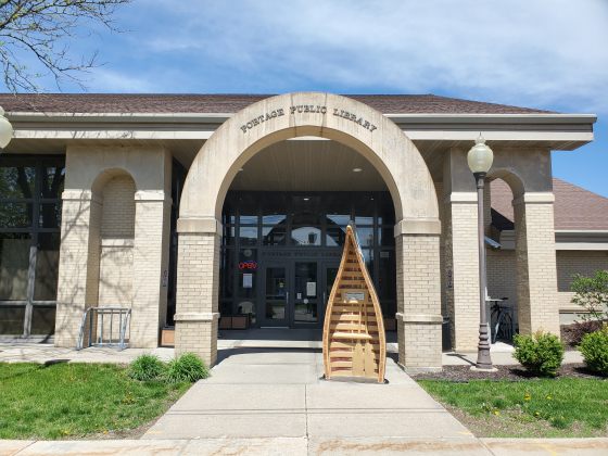 outside of library 2025
