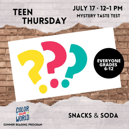 TEEN THURSDAY 7.17 Insta