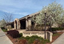 Exterior voew of the Portage Public Library